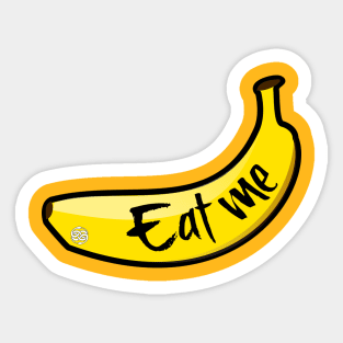 EAT ME BANANA Sticker